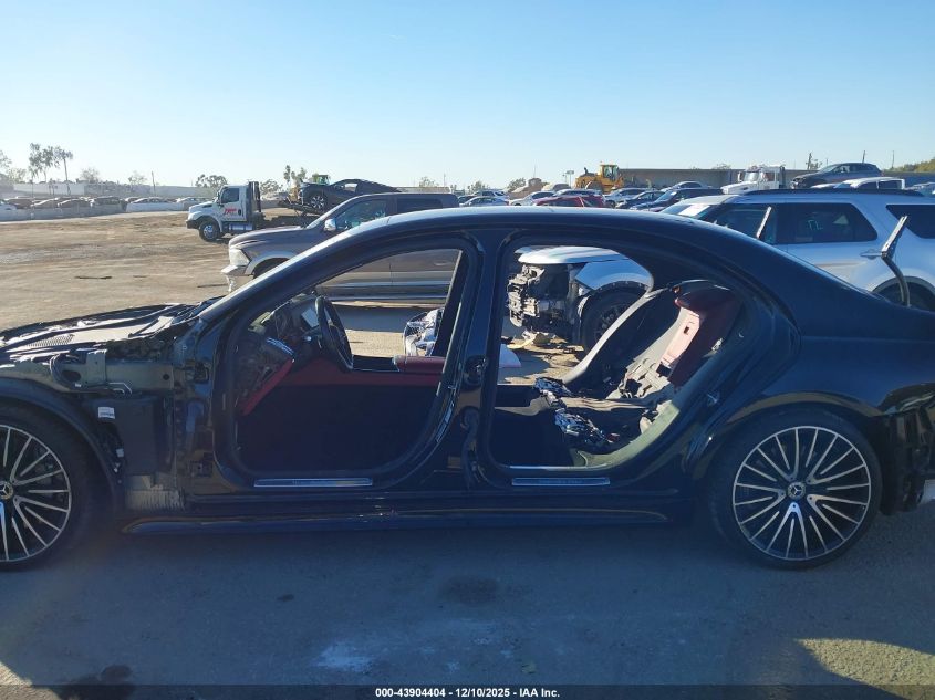 2022 Mercedes-Benz S 580 4Matic VIN: W1K6G7GB8NA075767 Lot: 43904404