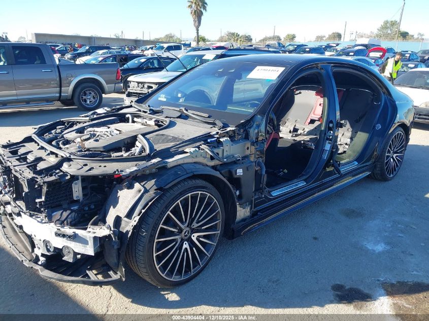 2022 Mercedes-Benz S 580 4Matic VIN: W1K6G7GB8NA075767 Lot: 43904404