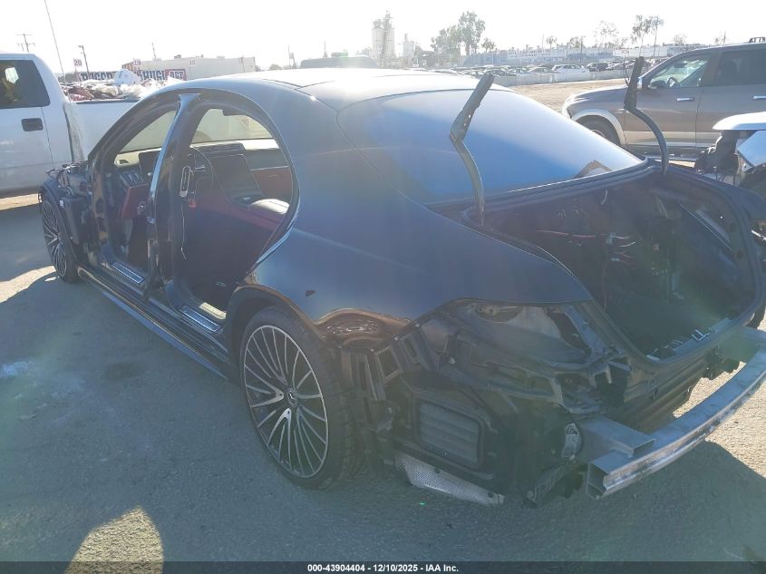 2022 Mercedes-Benz S 580 4Matic VIN: W1K6G7GB8NA075767 Lot: 43904404