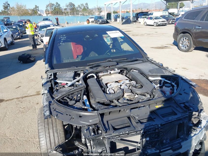 2022 Mercedes-Benz S 580 4Matic VIN: W1K6G7GB8NA075767 Lot: 43904404