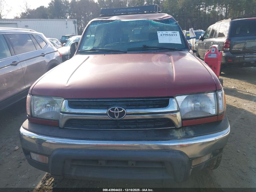 2002 Toyota 4Runner Sr5 V6 VIN: JT3GN86R020223991 Lot: 43904433
