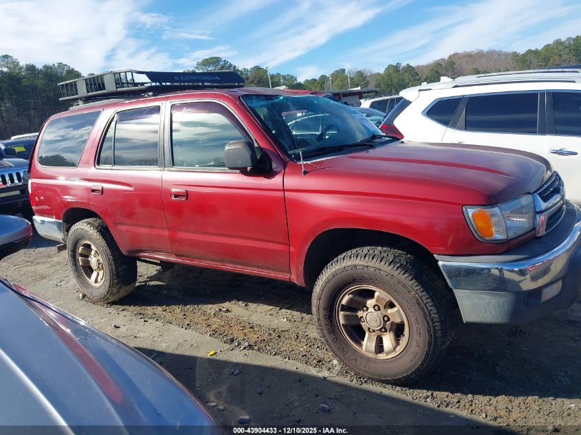 2002 Toyota 4Runner Sr5 V6 VIN: JT3GN86R020223991 Lot: 43904433