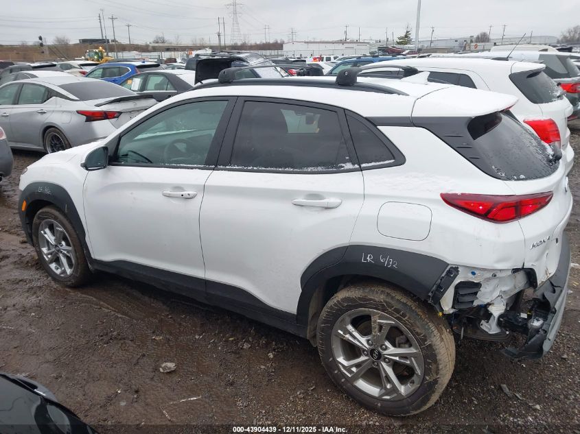 2022 Hyundai Kona Sel VIN: KM8K6CAB1NU832113 Lot: 43904439