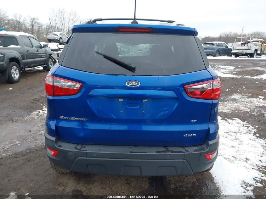 2020 Ford Ecosport Se VIN: MAJ6S3GL3LC349605 Lot: 43904451