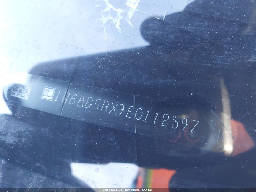 2014 Cadillac Ats Standard VIN: 1G6AG5RX9E0112397 Lot: 43904468