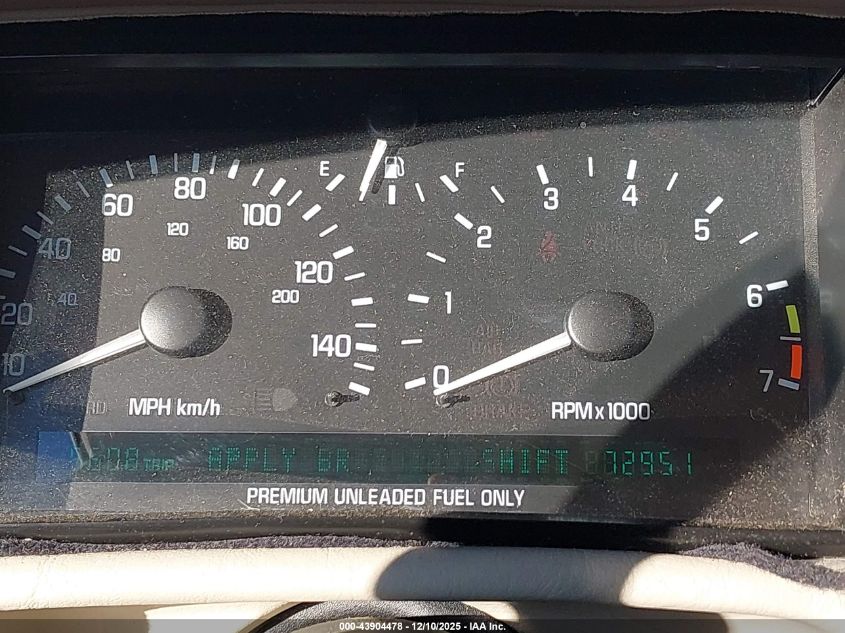 1995 Cadillac Eldorado Touring VIN: 1G6ET1296SU615892 Lot: 43904478