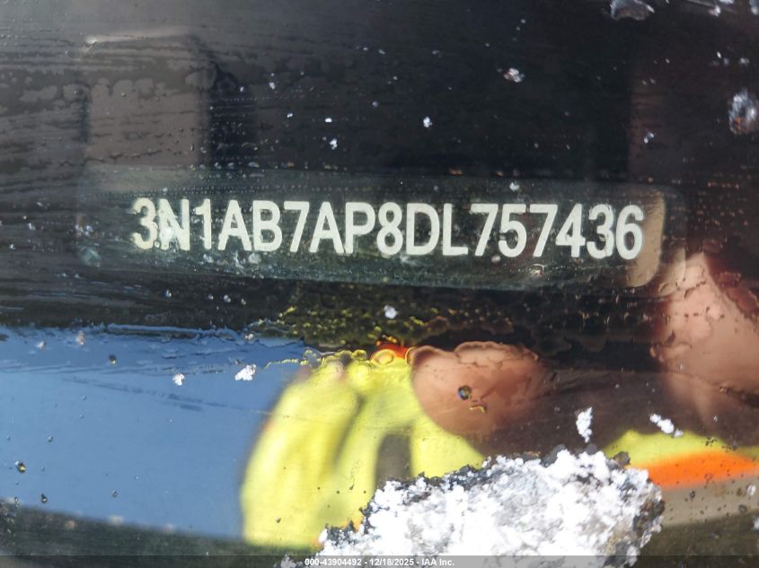 2013 Nissan Sentra Sr VIN: 3N1AB7AP8DL757436 Lot: 43904492