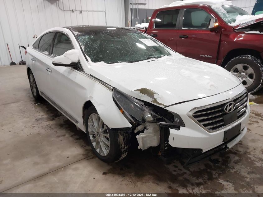 2015 Hyundai Sonata Limited VIN: 5NPE34AF4FH053643 Lot: 43904493