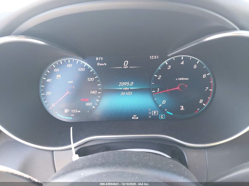 2021 Mercedes-Benz C 300 Coupe VIN: W1KWJ8DB7MG063813 Lot: 43904541