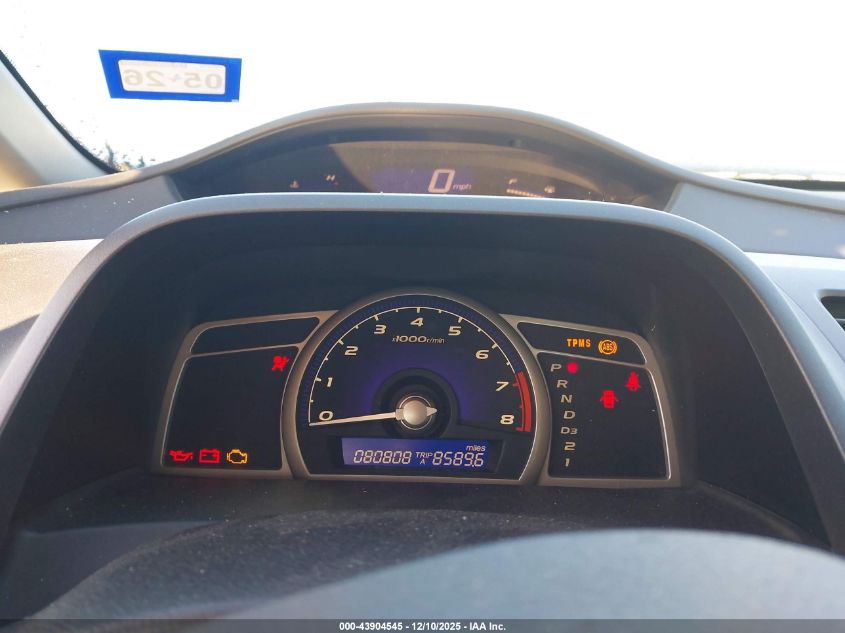 2009 Honda Civic Lx VIN: 2HGFA16599H354934 Lot: 43904545