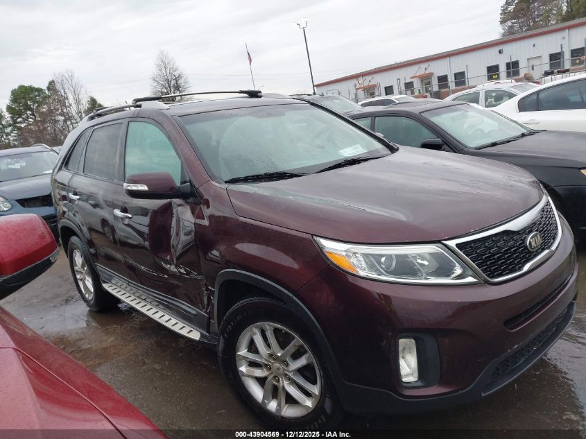 2015 Kia Sorento Lx VIN: 5XYKT4A66FG633874 Lot: 43904569
