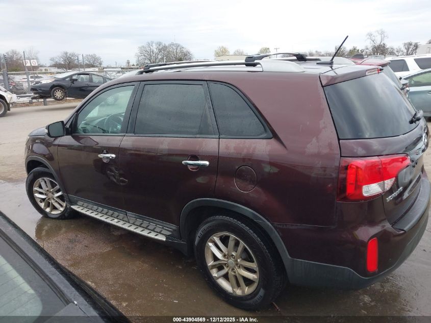 2015 Kia Sorento Lx VIN: 5XYKT4A66FG633874 Lot: 43904569
