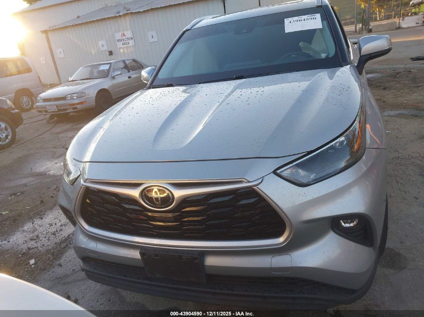 2022 Toyota Highlander Xle VIN: 5TDGZRAH0NS106305 Lot: 43904590