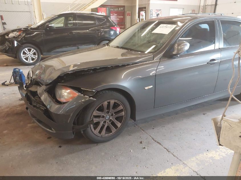 2007 BMW 328I VIN: WBAVA37577NL13062 Lot: 43904598