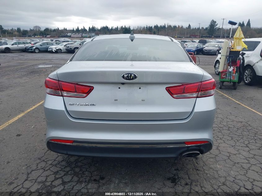 2018 Kia Optima Lx VIN: 5XXGT4L32JG189396 Lot: 43904603