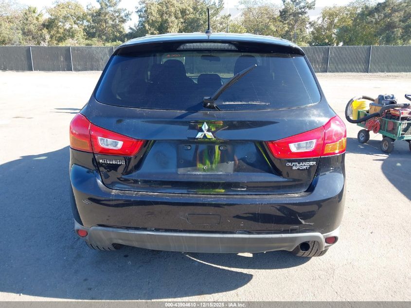 2015 Mitsubishi Outlander Sport Es VIN: 4A4AP3AUXFE025706 Lot: 43904610