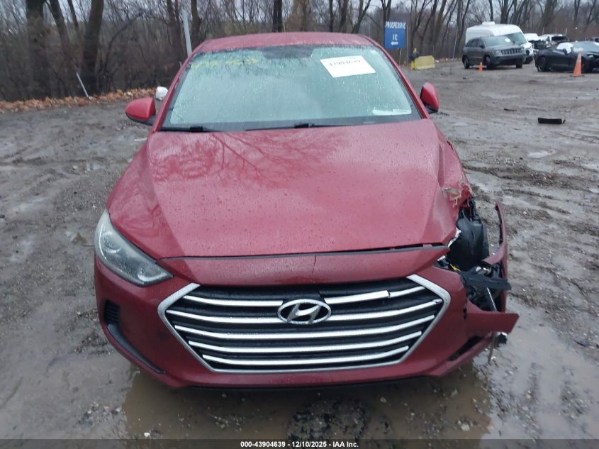 2017 Hyundai Elantra Se VIN: KMHD84LF9HU207469 Lot: 43904639