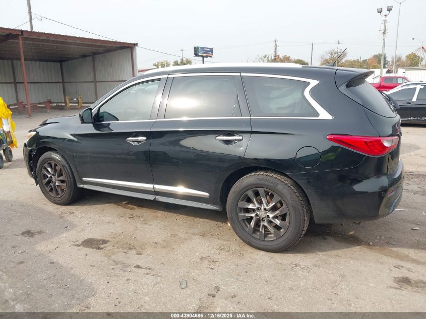 2013 Infiniti Jx35 VIN: 5N1AL0MN3DC326666 Lot: 43904686