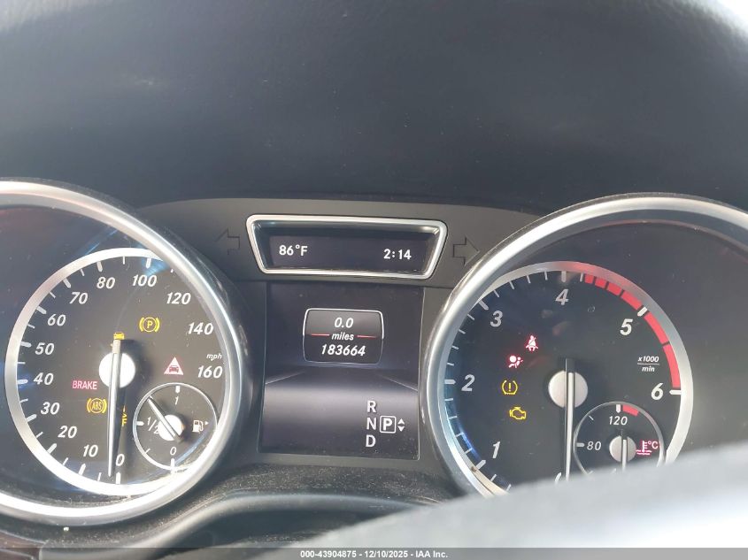 2014 Mercedes-Benz Ml 350 Bluetec 4Matic VIN: 4JGDA2EB0EA286014 Lot: 43904875