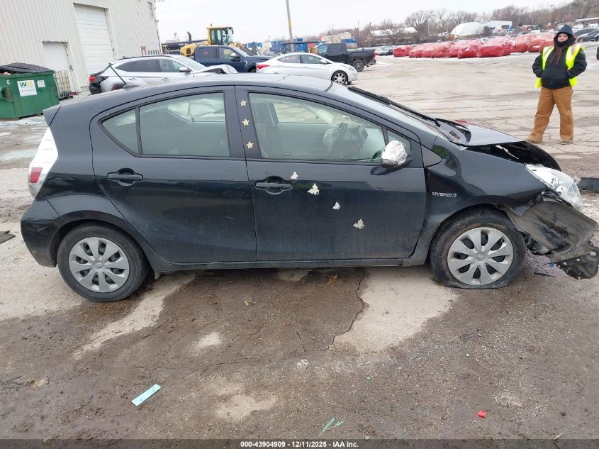 2012 Toyota Prius C Three VIN: JTDKDTB31C1020956 Lot: 43904909
