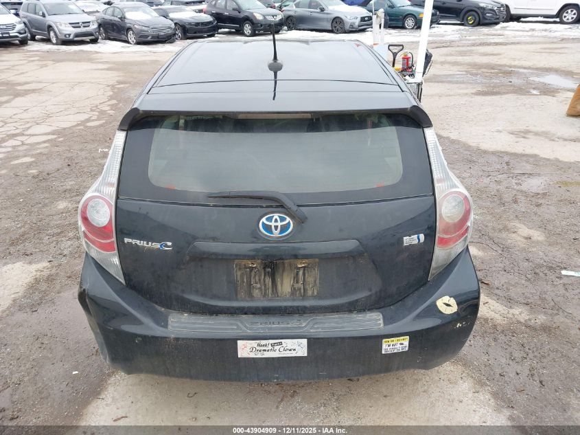 2012 Toyota Prius C Three VIN: JTDKDTB31C1020956 Lot: 43904909