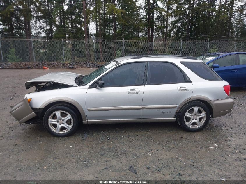 2002 Subaru Impreza Outback Sport VIN: JF1GG68582H810192 Lot: 43904963