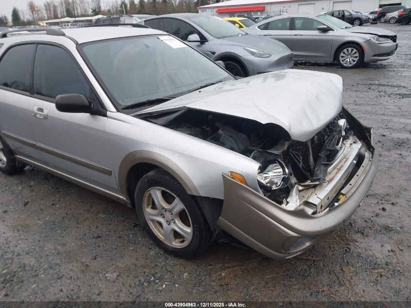 2002 Subaru Impreza Outback Sport VIN: JF1GG68582H810192 Lot: 43904963
