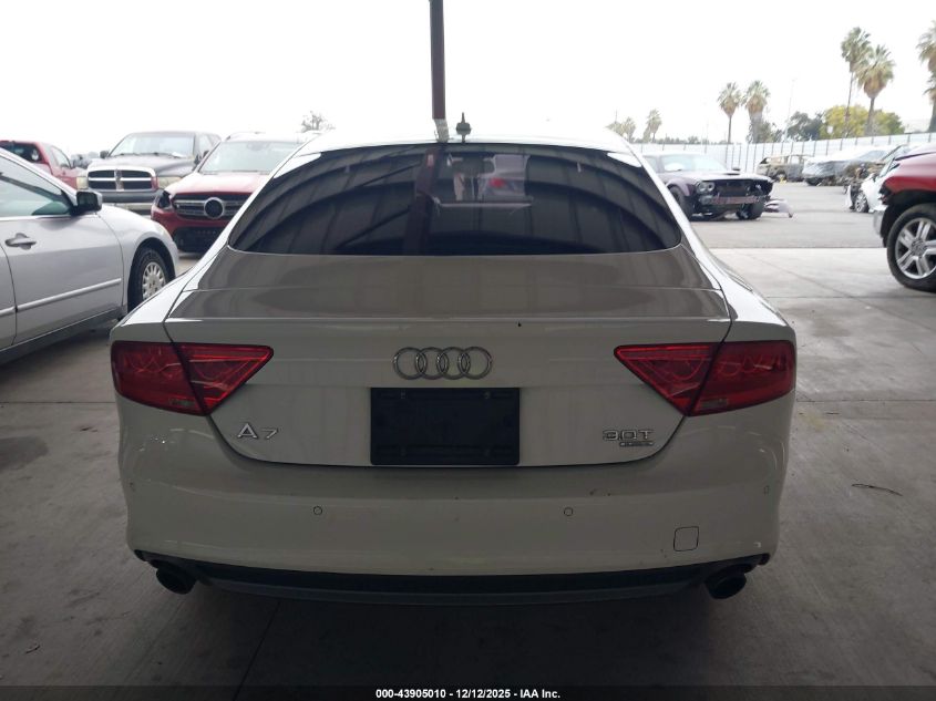 2013 Audi A7 3.0T Premium VIN: WAU3GAFC6DN010750 Lot: 43905010