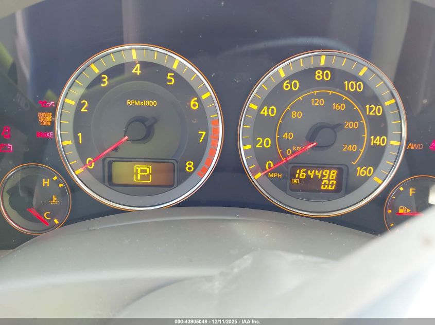 2007 Infiniti Fx35 VIN: JNRAS08W37X204204 Lot: 43905049