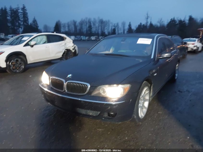2006 BMW 750Li VIN: WBAHN83526DT38444 Lot: 43905062