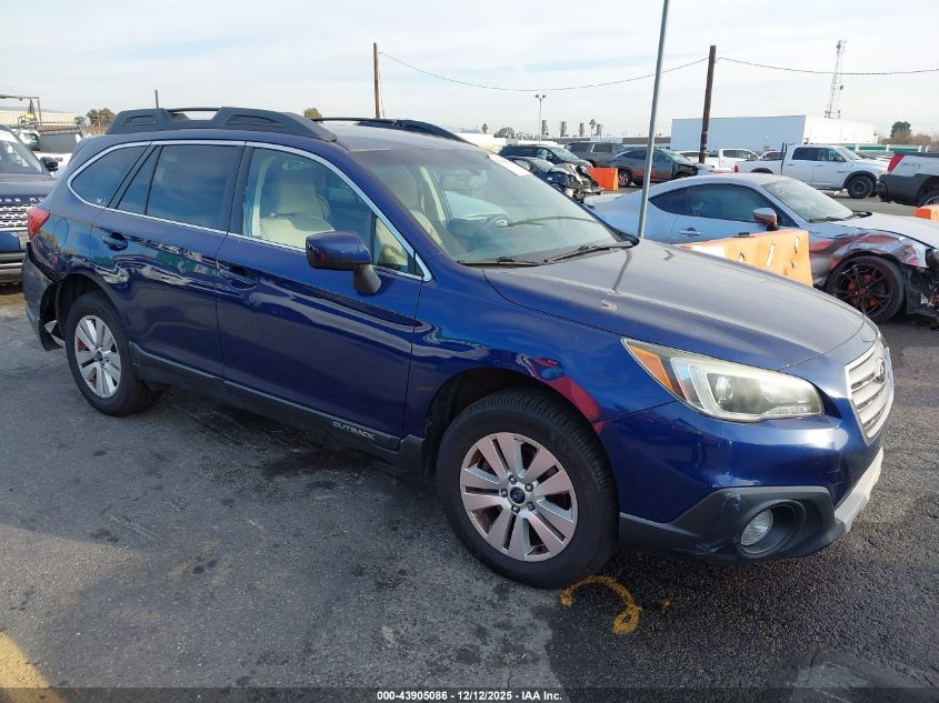 2015 Subaru Outback 2.5I Premium VIN: 4S4BSACC8F3214607 Lot: 43905086