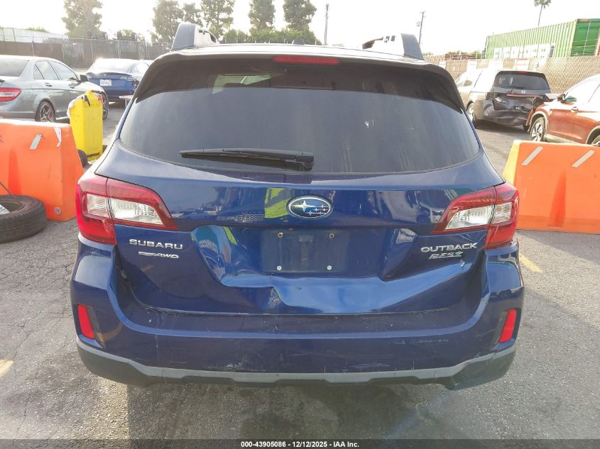 2015 Subaru Outback 2.5I Premium VIN: 4S4BSACC8F3214607 Lot: 43905086