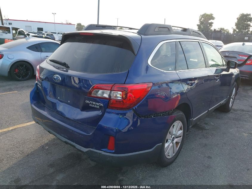 2015 Subaru Outback 2.5I Premium VIN: 4S4BSACC8F3214607 Lot: 43905086