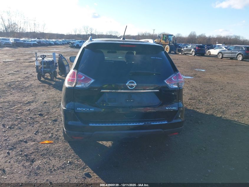 2016 Nissan Rogue Sv VIN: KNMAT2MV2GP613364 Lot: 43905139