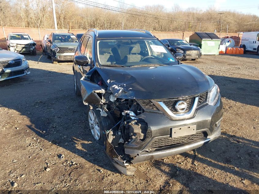 2016 Nissan Rogue Sv VIN: KNMAT2MV2GP613364 Lot: 43905139