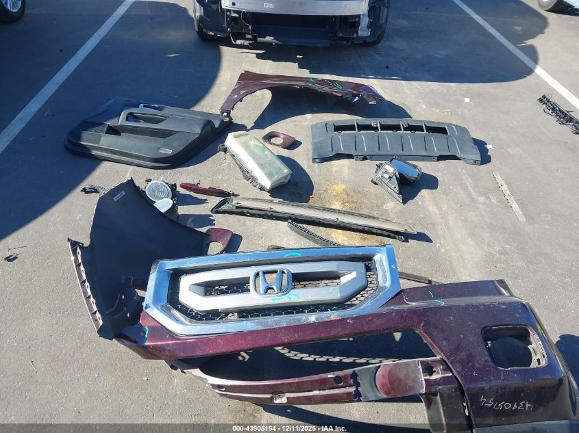 2011 Honda Pilot Ex-L VIN: 5FNYF3H57BB037859 Lot: 43905154