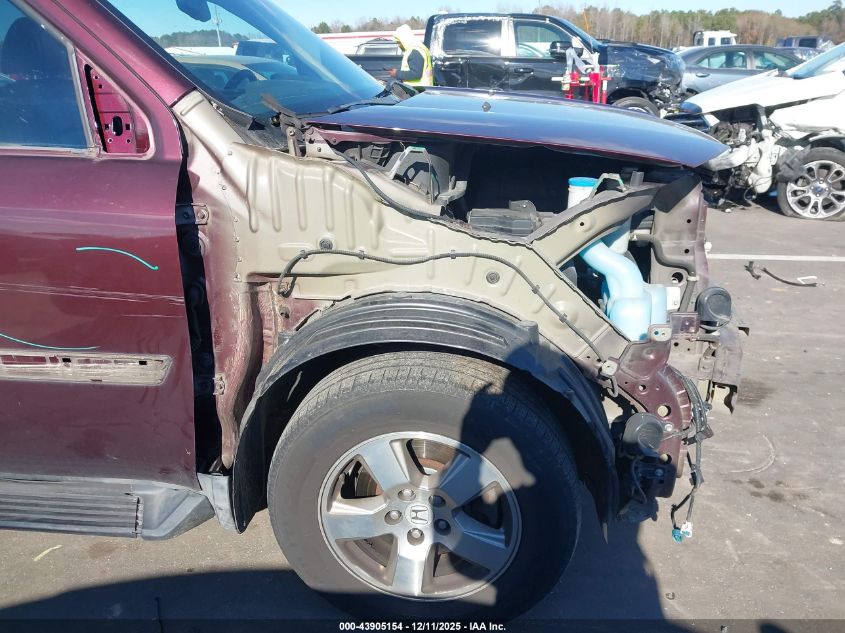 2011 Honda Pilot Ex-L VIN: 5FNYF3H57BB037859 Lot: 43905154