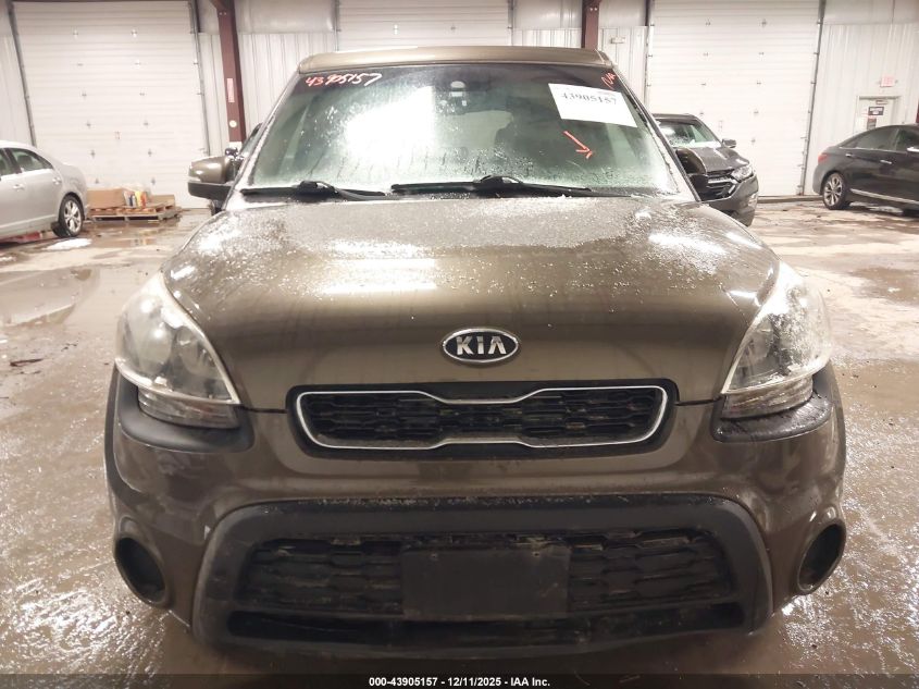 2012 Kia Soul + VIN: KNDJT2A67C7465395 Lot: 43905157