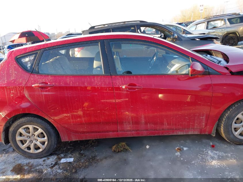 2013 Hyundai Accent Gs VIN: KMHCT5AE5DU072169 Lot: 43905164