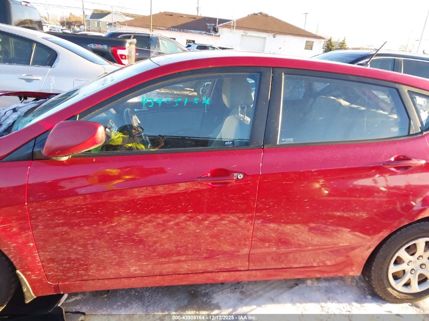 2013 Hyundai Accent Gs VIN: KMHCT5AE5DU072169 Lot: 43905164