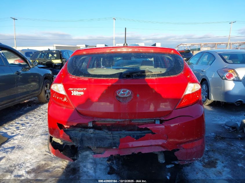 2013 Hyundai Accent Gs VIN: KMHCT5AE5DU072169 Lot: 43905164
