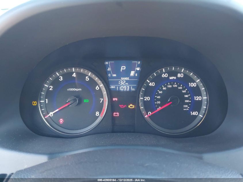 2013 Hyundai Accent Gs VIN: KMHCT5AE5DU072169 Lot: 43905164