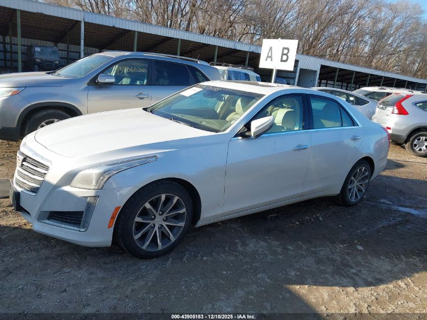 2016 Cadillac Cts Luxury Collection VIN: 1G6AX5SX2G0101755 Lot: 43905183
