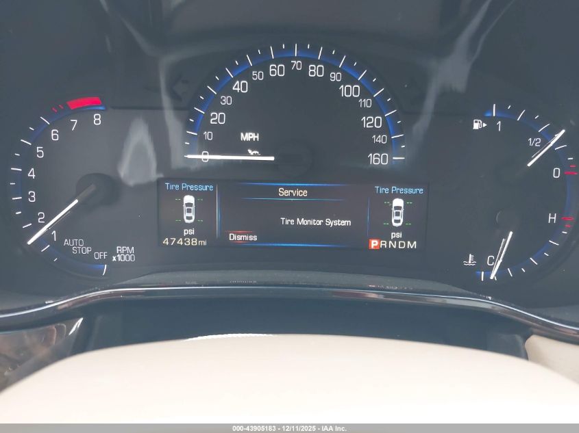 2016 Cadillac Cts Luxury Collection VIN: 1G6AX5SX2G0101755 Lot: 43905183