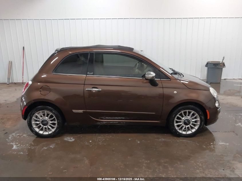 2012 Fiat 500C Lounge VIN: 3C3CFFER7CT119035 Lot: 43905186