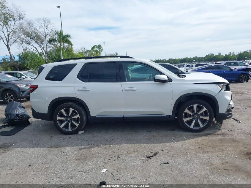 2025 Honda Pilot Touring VIN: 5FNYG2H78SB003888 Lot: 43905190