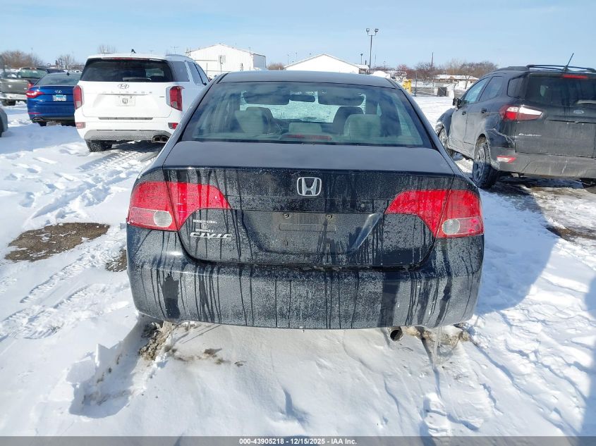 2007 Honda Civic Lx VIN: 1HGFA16567L111114 Lot: 43905218