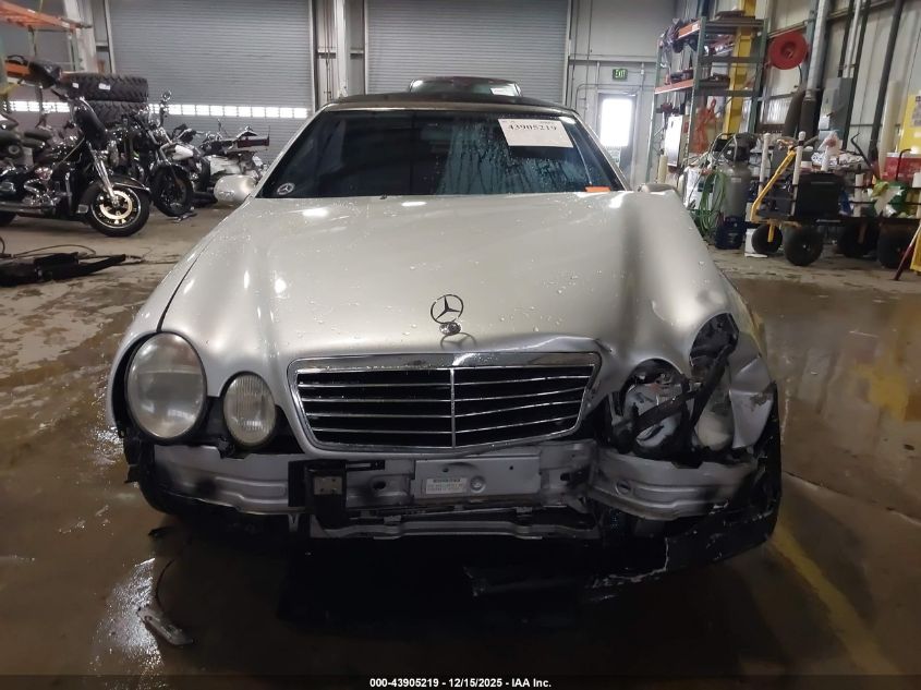 2002 Mercedes-Benz Clk 430 VIN: WDBLK70G42T115763 Lot: 43905219