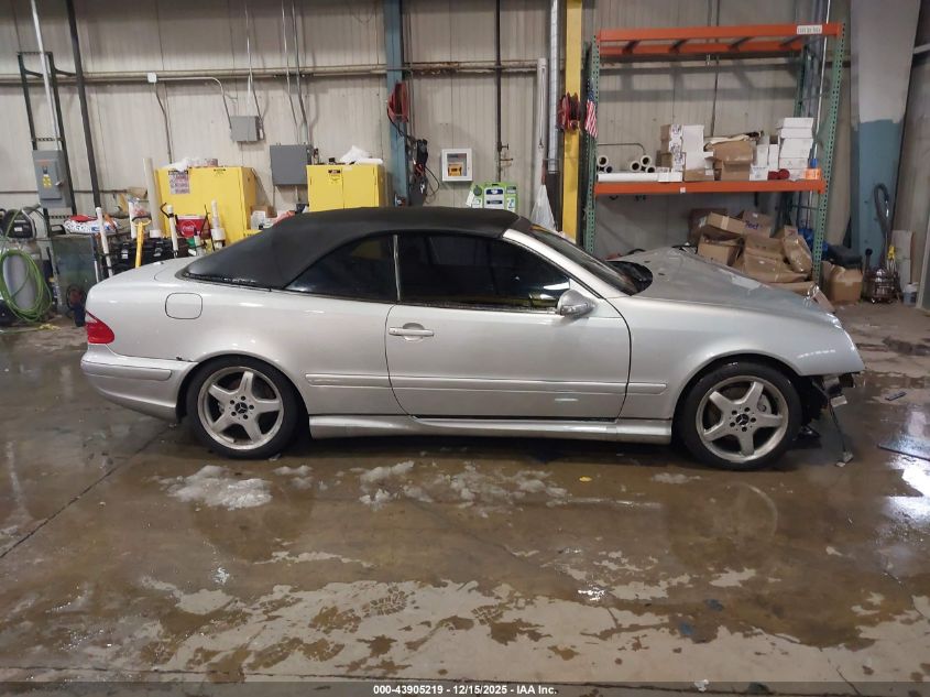 2002 Mercedes-Benz Clk 430 VIN: WDBLK70G42T115763 Lot: 43905219