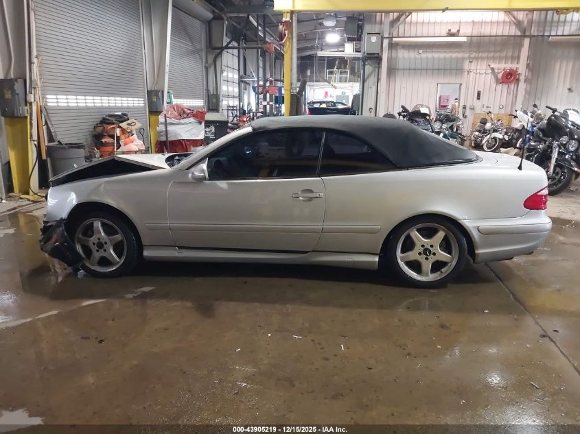 2002 Mercedes-Benz Clk 430 VIN: WDBLK70G42T115763 Lot: 43905219